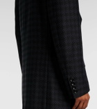 Junya Watanabe Wool and cashmere tweed coat