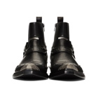 Balenciaga Black Santiag Harness Boots