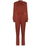 Veronica Beard Kavia satin crêpe jumpsuit
