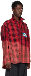 VETEMENTS Red Check Shirt