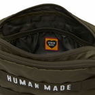 Human Made Men's Military Light Shoulder Pouch in Olive Drab 