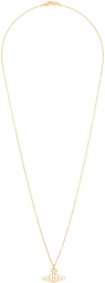 Vivienne Westwood Gold Thin Lines Flat Necklace