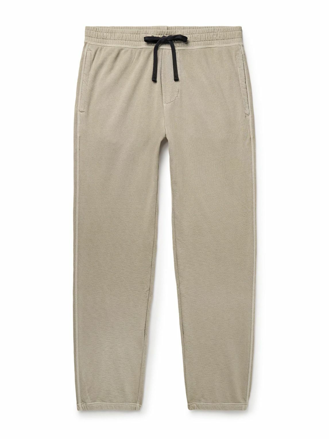 James Perse - Loopback Cotton-Jersey Sweatpants - Neutrals