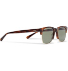 Brioni - Square-Frame Tortoiseshell Acetate and Gold-Tone Sunglasses - Men - Tortoiseshell
