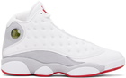 Nike Jordan White & Gray Air Jordan 13 Retro Sneakers