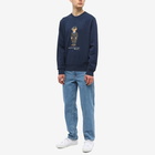 Polo Ralph Lauren Men's Heritage Bear Crew Sweat in Newport Navy