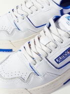 Autry - CLC Suede and Rubber-Trimmed Leather Sneakers - Blue