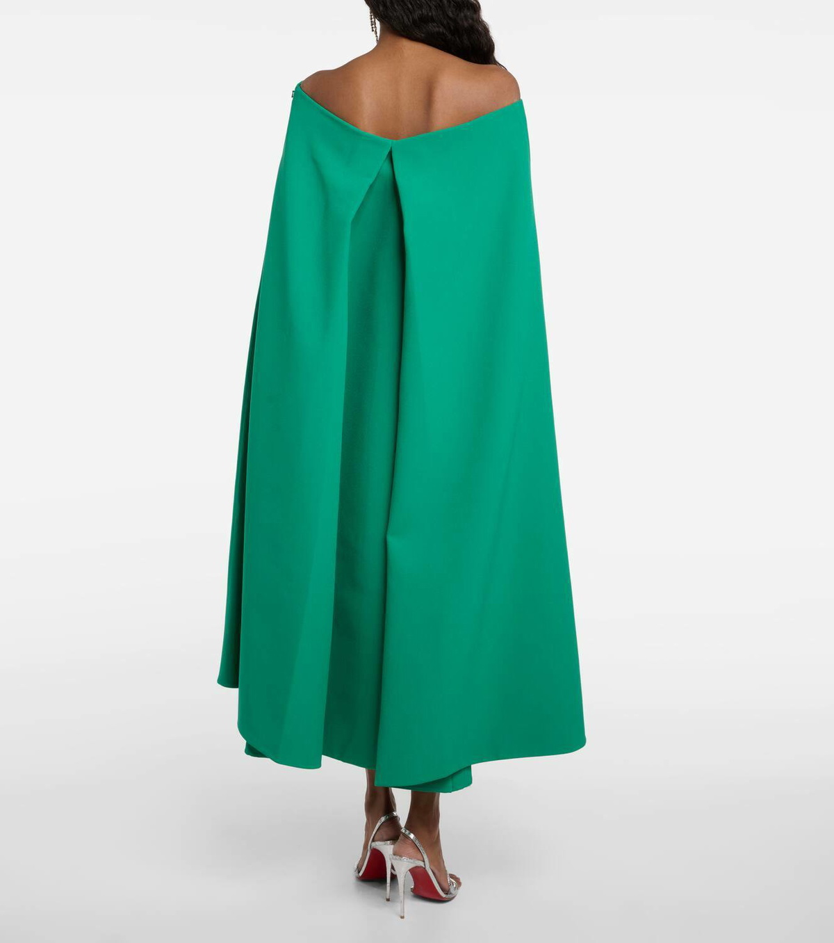 Safiyaa Rowan Manorel embellished caped minidress