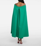 Safiyaa Rowan Manorel embellished caped minidress
