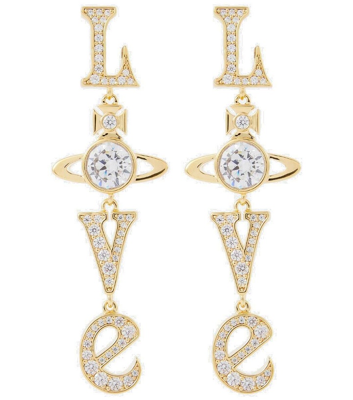 Photo: Vivienne Westwood Roderica crystal-embellished earrings