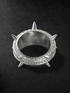 Alex Moss New York - Destroyer 14-Karat White Gold Diamond Ring - Silver