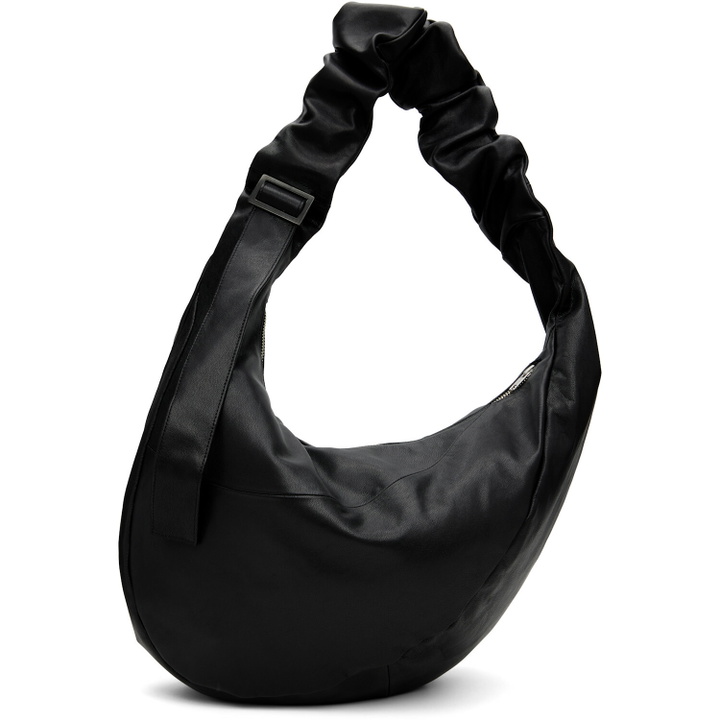 Photo: ssstein Black Goat Leather Twist Shoulder Bag