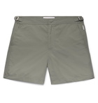 Orlebar Brown - Bulldog Mid-Length Swim Shorts - Men - Gray green
