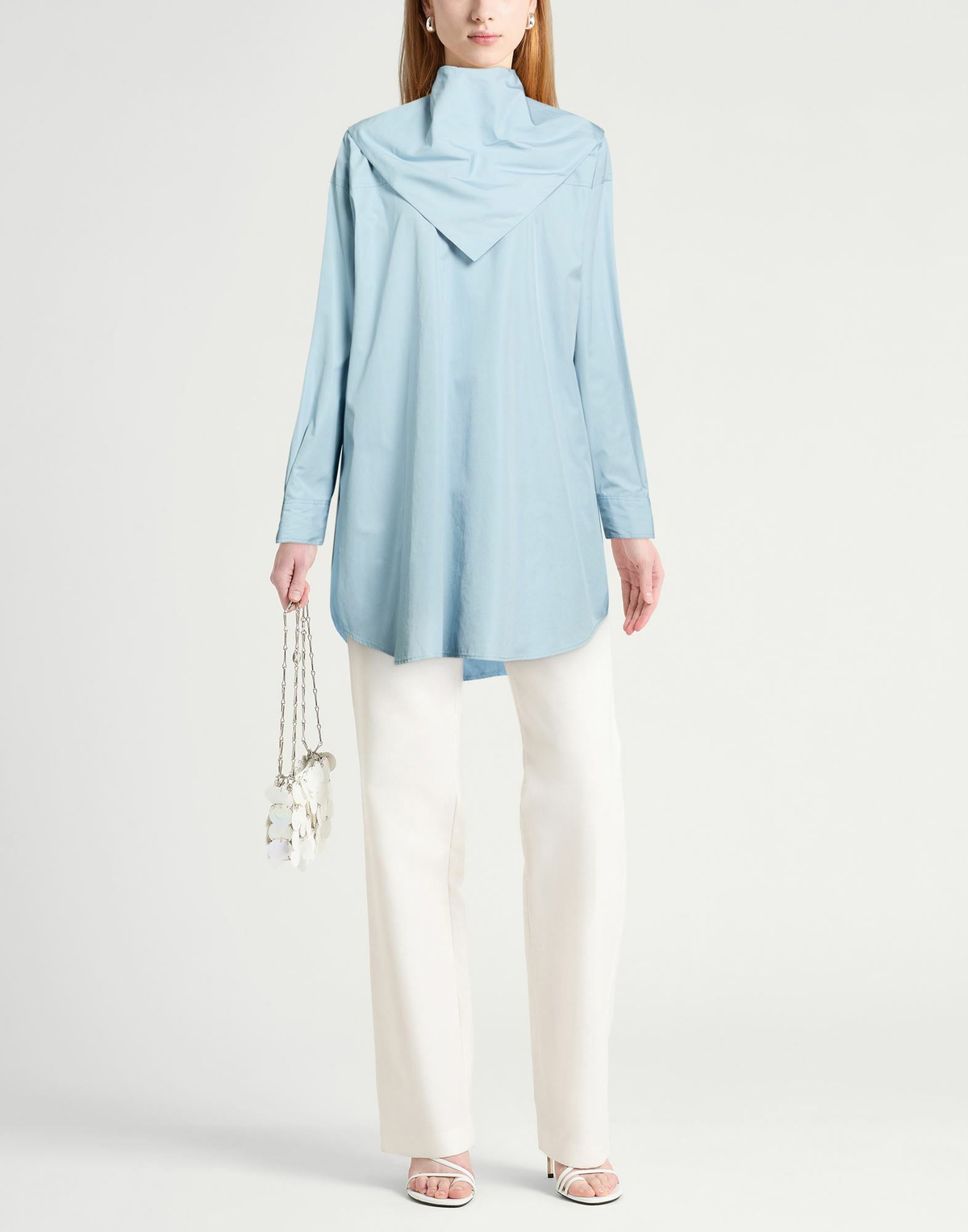 Ami Alexandre Mattiussi Womens Top Slate in Blue
