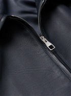 Dunhill - Leather Blouson Jacket - Blue