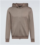 Loro Piana Cairns cotton and linen hoodie