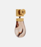 Khaite Keefe 18kt gold-plated drop earrings