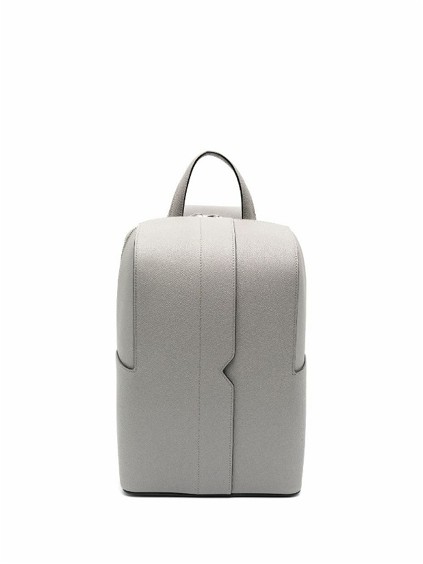 Photo: VALEXTRA - V-line Medium Leather Backpack