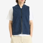 Adsum Men's Fleece Vest in Dark Navy