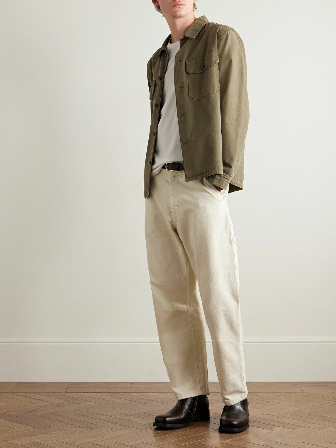 Nili Lotan - Renard Twill Overshirt - Green