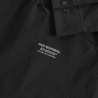 Pas Normal Studios Men's Off-Race Tech Overshirt in Black