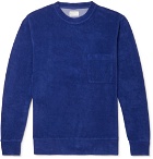 Universal Works - Cotton-Blend Terry Sweatshirt - Navy