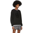 Dolce and Gabbana Black King Sweatshirt