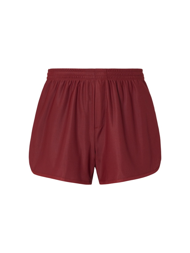 Photo: Lululemon - Pace Breaker Straight-Leg 7" Recycled-Swift&trade; Shorts - Burgundy