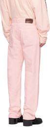 Dries Van Noten Pink Faded Jeans