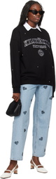 KIMHĒKIM Black Pearl Embellished 'Universe' Sweatshirt