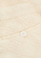 Smr Days Escobelle Embroidered Cotton Shorts Beige