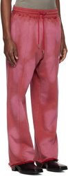 KUSIKOHC Red Dyed Sweatpants