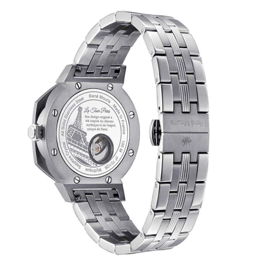 Rene Mouris Mythique GMT Black Dial Mens Watch 70108RM2