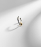 Spinelli Kilcollin Ombré sterling silver and 18kt yellow gold ear cuff with sapphires