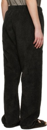 Essentials Black Polyester Lounge Pants