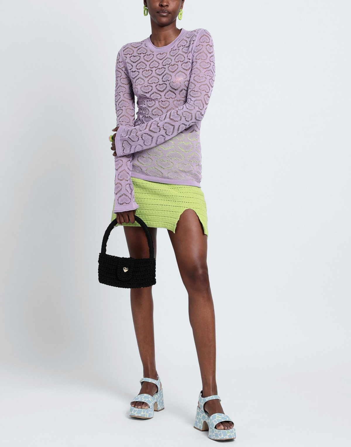 Marco Rambaldi Womens Sweater Lilac