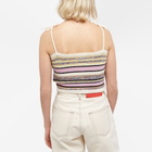 Soulland Women's Alien Crop Top in Multi Light
