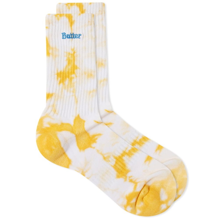 Photo: Butter Goods Logo Dye Socks