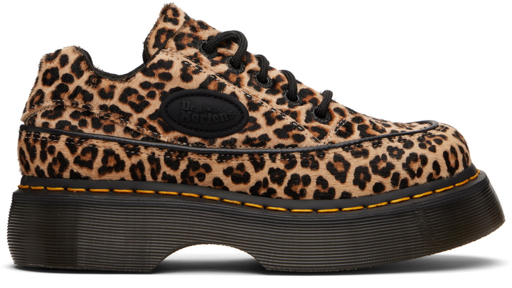 Photo: Dr. Martens Tan Buzz 5-Eye Leopard Derbys