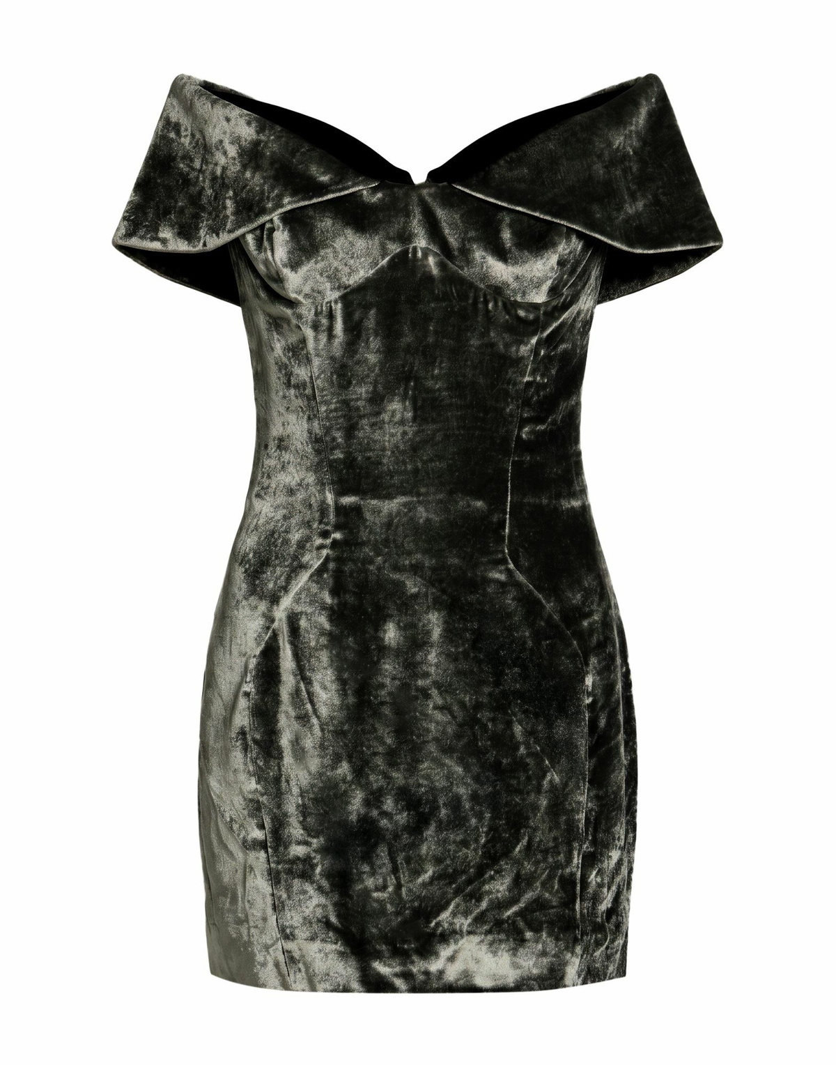 Mugler Womens Mini dress in Grey