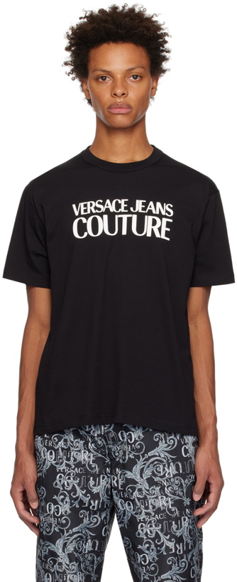 Photo: Versace Jeans Couture Black & White Bonded T-Shirt