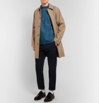 A.P.C. - Aldric Button-Down Collar Cotton-Blend Denim Shirt - Men - Indigo