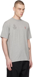 UNDERCOVER Gray Embroidered T-Shirt