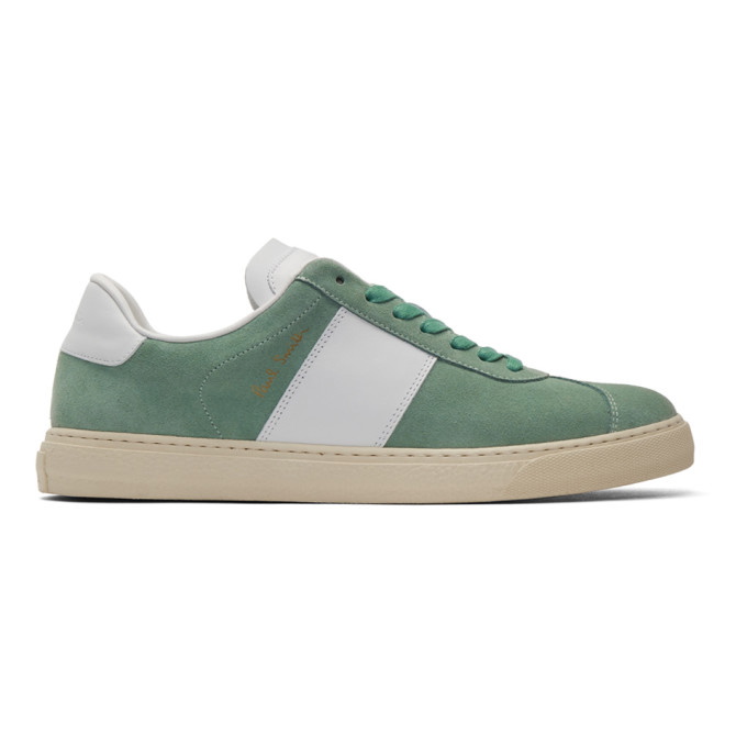 Photo: Paul Smith Green and White Levon Sneakers