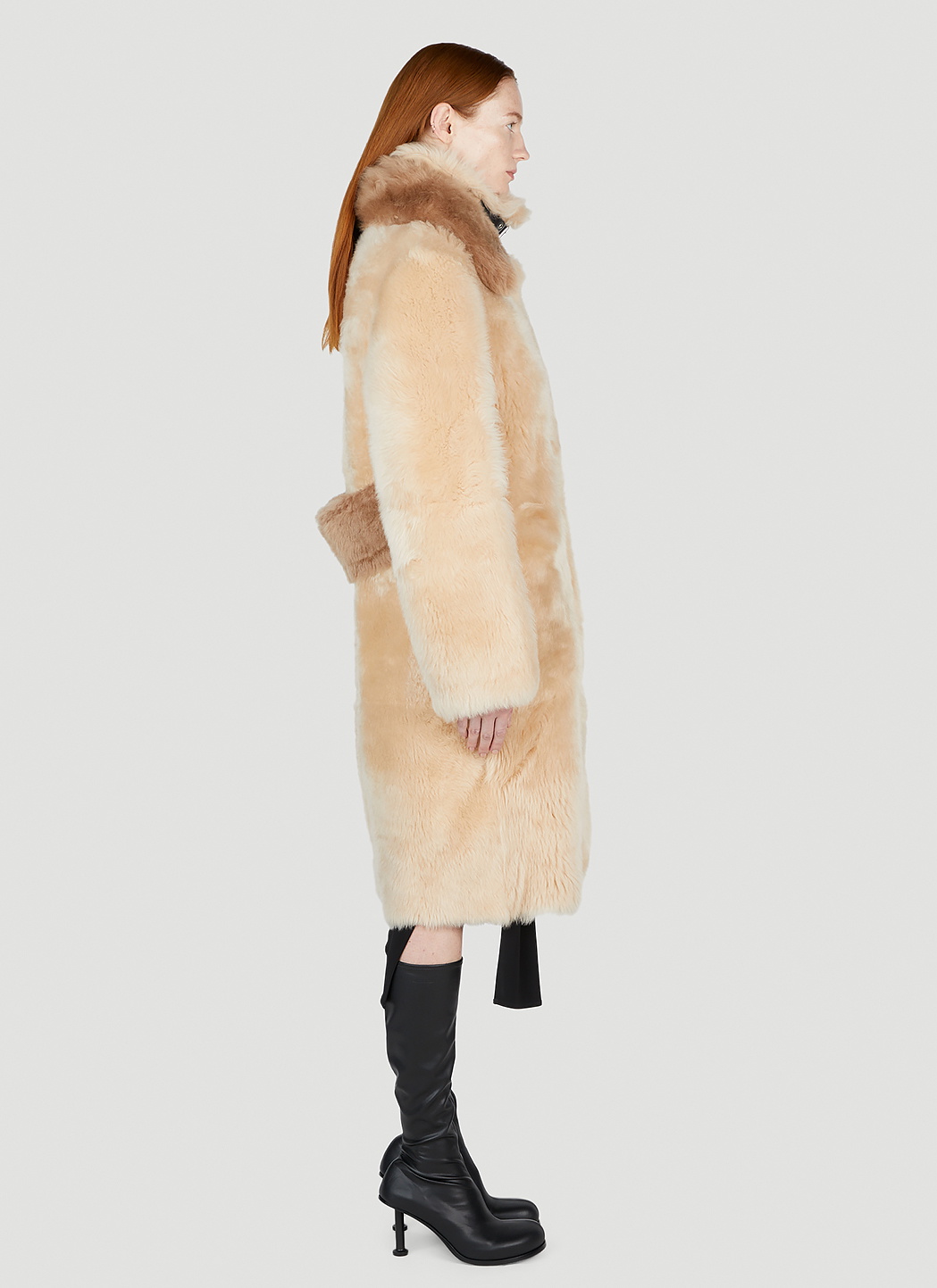 Helmut Lang Shearling Coat
