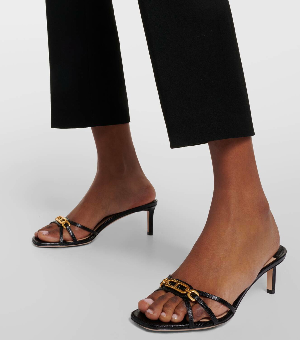 Tom Ford Whitney printed leather mules