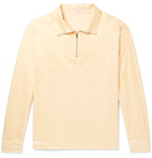 Our Legacy - Cotton and Silk-Blend Half-Zip Shirt - Yellow