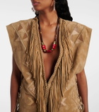 Isabel Marant Dalila fringed suede vest