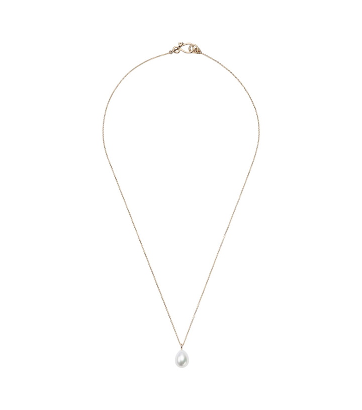 Photo: Sophie Bille Brahe Perle Poire Simple 14kt gold necklace with freshwater pearls