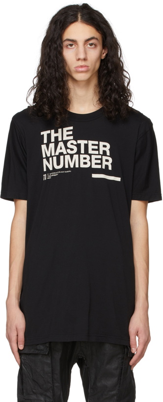 Photo: 11 by Boris Bidjan Saberi Black 'The Master Number' TS5 T-Shirt